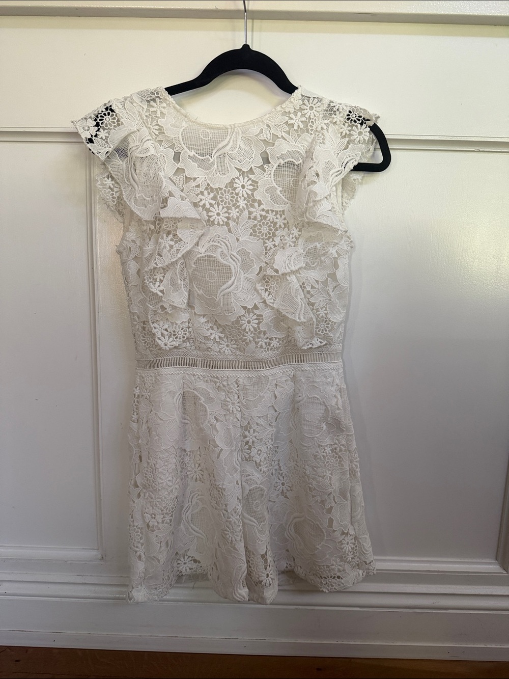 Karina Grimaldi lace one piece romper